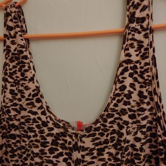 Free People Leopard  mini dress size small - Picture 6 of 10
